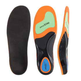 PORON Arch Support Insoles for Flat Feet Running Sport Shoes
